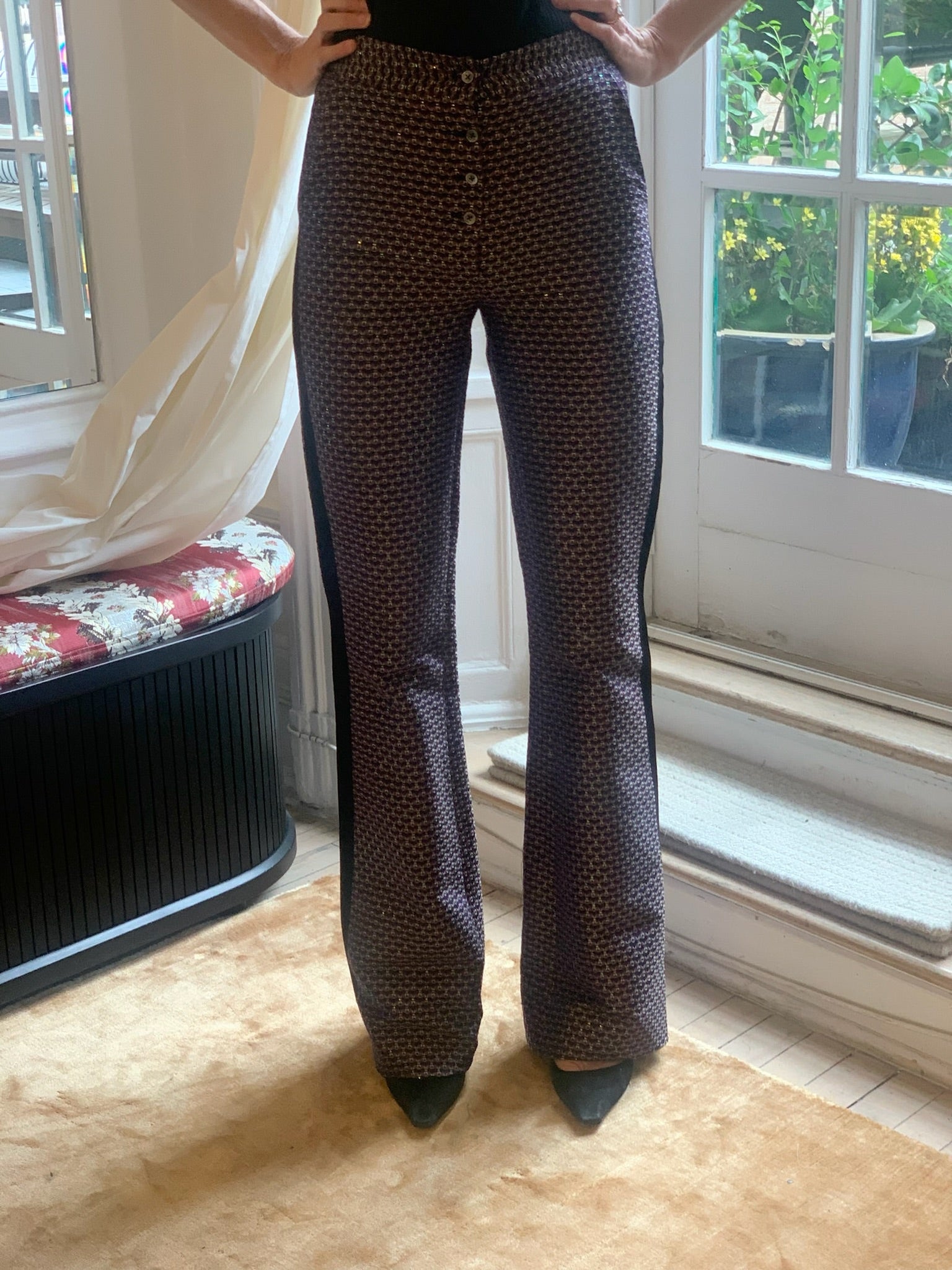 Jacquard Suit Pants